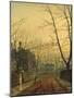 Hampstead - Autumn Gold, 1880-John Atkinson Grimshaw-Mounted Giclee Print