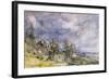 Hampstead Heath from Near Well Walk, 1834-John Constable-Framed Giclee Print