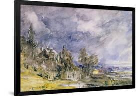Hampstead Heath from Near Well Walk, 1834-John Constable-Framed Giclee Print