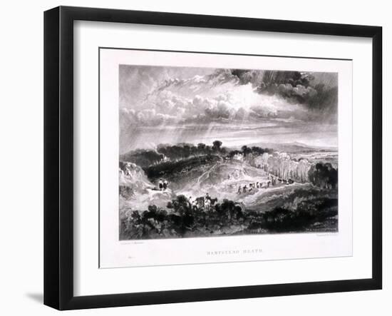 Hampstead Heath, Hampstead, London, 1832-David Lucas-Framed Giclee Print