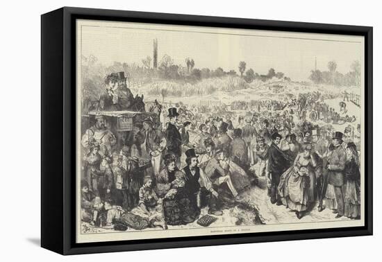 Hampstead Heath on a Holiday-Frederick Barnard-Framed Stretched Canvas