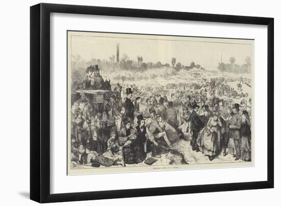 Hampstead Heath on a Holiday-Frederick Barnard-Framed Giclee Print