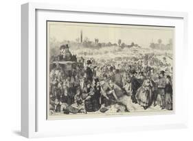 Hampstead Heath on a Holiday-Frederick Barnard-Framed Giclee Print