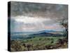 Hampstead Heath with Harrow in the Distance, C1821-John Constable-Stretched Canvas