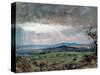 Hampstead Heath with Harrow in the Distance, C1821-John Constable-Stretched Canvas