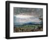 Hampstead Heath with Harrow in the Distance, C1821-John Constable-Framed Giclee Print