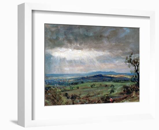 Hampstead Heath with Harrow in the Distance, C1821-John Constable-Framed Giclee Print