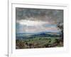 Hampstead Heath with Harrow in the Distance, C1821-John Constable-Framed Giclee Print