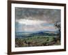 Hampstead Heath with Harrow in the Distance, C1821-John Constable-Framed Giclee Print