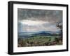 Hampstead Heath with Harrow in the Distance, C1821-John Constable-Framed Giclee Print