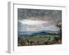 Hampstead Heath with Harrow in the Distance, C1821-John Constable-Framed Giclee Print