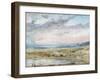 Hampstead heath, with pond and bathers, 1821-John Constable-Framed Giclee Print