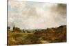 Hampstead Heath-John Constable-Stretched Canvas