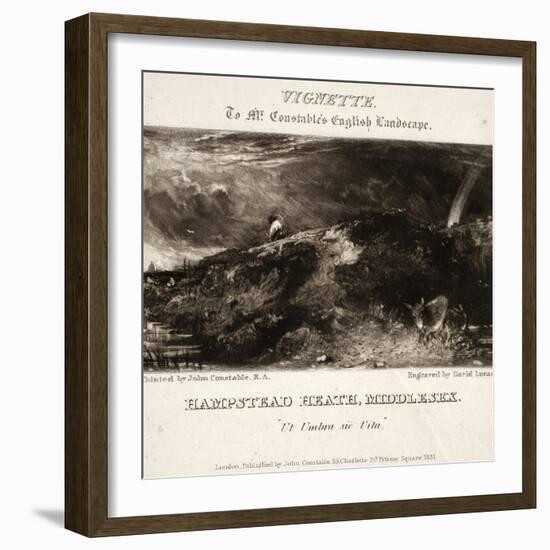 Hampstead Heath-John Constable-Framed Giclee Print