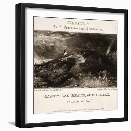 Hampstead Heath-John Constable-Framed Giclee Print