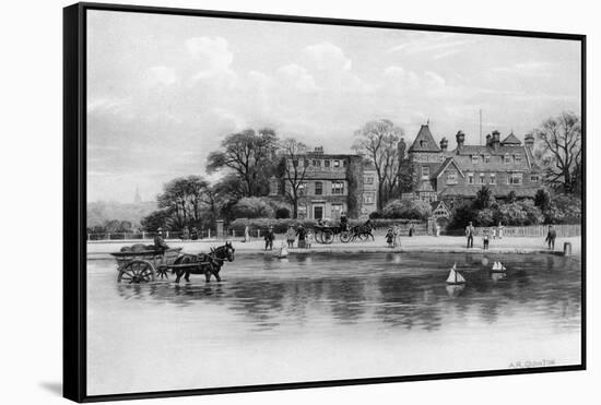 Hampstead Pond-AR Quinton-Framed Stretched Canvas