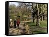 Hampstead Ponds, Hampstead Heath, London, England, United Kingdom-David Hughes-Framed Stretched Canvas