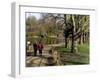 Hampstead Ponds, Hampstead Heath, London, England, United Kingdom-David Hughes-Framed Photographic Print