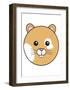 Hampster-null-Framed Art Print