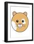 Hampster-null-Framed Art Print