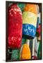 Hampton Beach, New Hampshire - Colorful Bouys-Lantern Press-Framed Art Print