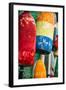 Hampton Beach, New Hampshire - Colorful Bouys-Lantern Press-Framed Art Print
