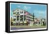 Hampton Beach, New Hampshire, Exterior View of the Ashworth-Lantern Press-Framed Stretched Canvas