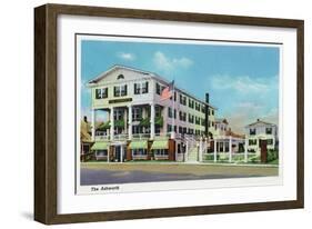 Hampton Beach, New Hampshire, Exterior View of the Ashworth-Lantern Press-Framed Art Print