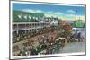 Hampton Beach, New Hampshire, General View of the Children's Parade-Lantern Press-Mounted Art Print