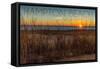 Hampton Beach, New Hampshire-Lantern Press-Framed Stretched Canvas