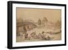 Hampton Bridge, 1800-Thomas Rowlandson-Framed Giclee Print