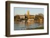 Hampton Church and River Thames, Surrey, England, United Kingdom-Charles Bowman-Framed Photographic Print