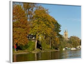 Hampton Church Autumn-Charles Bowman-Framed Photographic Print