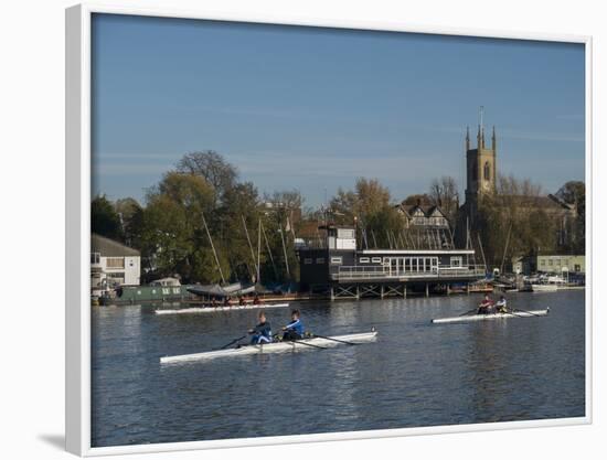 Hampton Church Scullers-Charles Bowman-Framed Photographic Print