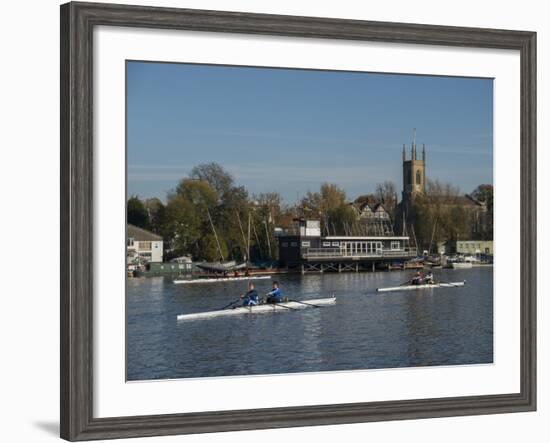 Hampton Church Scullers-Charles Bowman-Framed Photographic Print