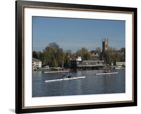 Hampton Church Scullers-Charles Bowman-Framed Photographic Print