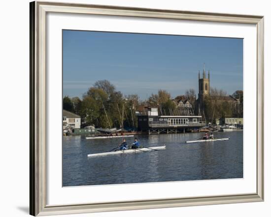 Hampton Church Scullers-Charles Bowman-Framed Photographic Print