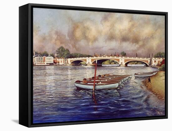 Hampton Court Bridge, 1996-Isabel Hutchison-Framed Stretched Canvas