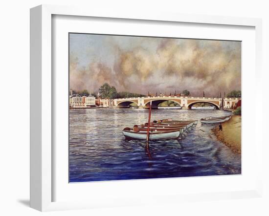 Hampton Court Bridge, 1996-Isabel Hutchison-Framed Giclee Print