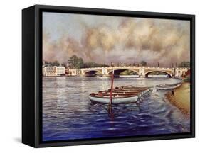 Hampton Court Bridge, 1996-Isabel Hutchison-Framed Stretched Canvas