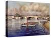 Hampton Court Bridge, 1996-Isabel Hutchison-Stretched Canvas