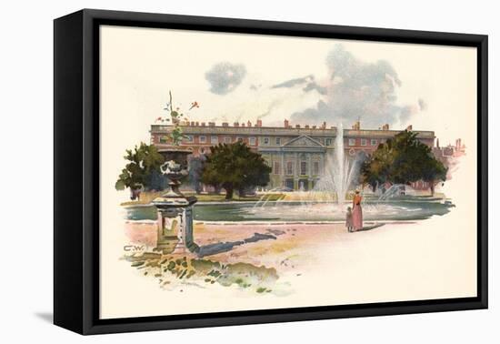 Hampton Court C1895-Charles Wilkinson-Framed Stretched Canvas