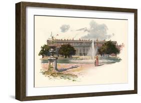 Hampton Court C1895-Charles Wilkinson-Framed Art Print