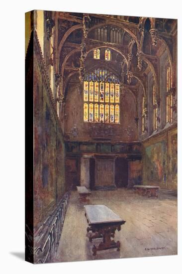 Hampton Court, Great Hall-Ernest W Haslehust-Stretched Canvas