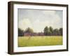 Hampton Court Green, 1891-Camille Pissarro-Framed Art Print