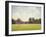 Hampton Court Green, 1891-Camille Pissarro-Framed Art Print