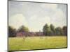 Hampton Court Green, 1891-Camille Pissarro-Mounted Art Print