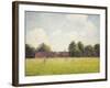 Hampton Court Green, 1891-Camille Pissarro-Framed Art Print