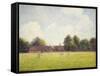 Hampton Court Green, 1891-Camille Pissarro-Framed Stretched Canvas