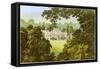 Hampton Court, Herefordshire, Home of the Arkwright Family, C1880-Benjamin Fawcett-Framed Stretched Canvas